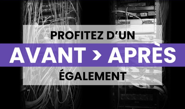 Réseau informatique avant/après Réseau informatique avant/après
